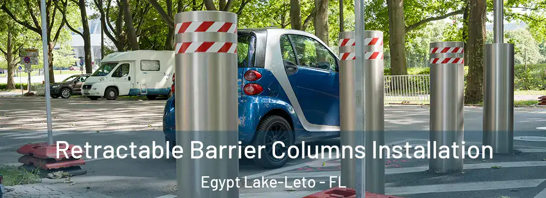 Retractable Barrier Columns Installation Egypt Lake-Leto - FL